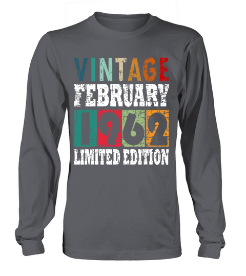 1962 February vintage Long sleeved Unisex