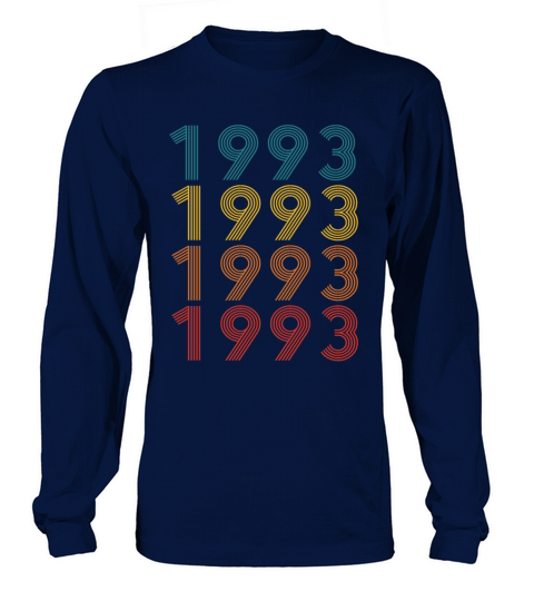 30th birthday vintage 1993 retro vintage style Long sleeved Unisex