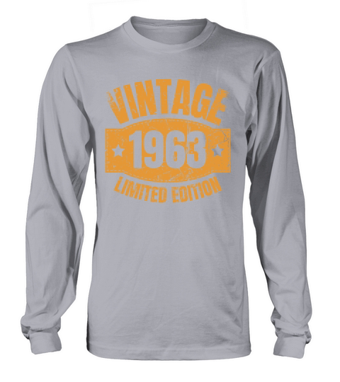 60 Years Vintage 1963 Retro 60th Birthday Long sleeved Unisex