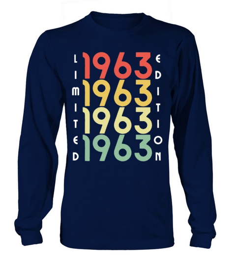 60 Years Vintage 1963 Retro 60th Birthday Long sleeved Unisex