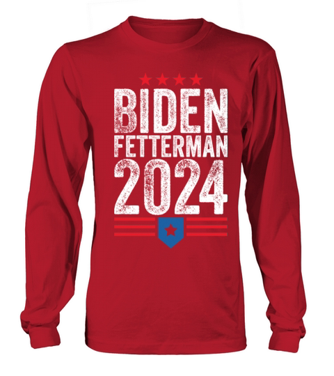 Biden Fetterman 2024 Vintage Long sleeved Unisex