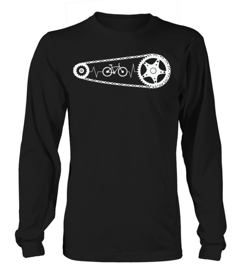 Cyclists Heartbeat Long sleeved Unisex