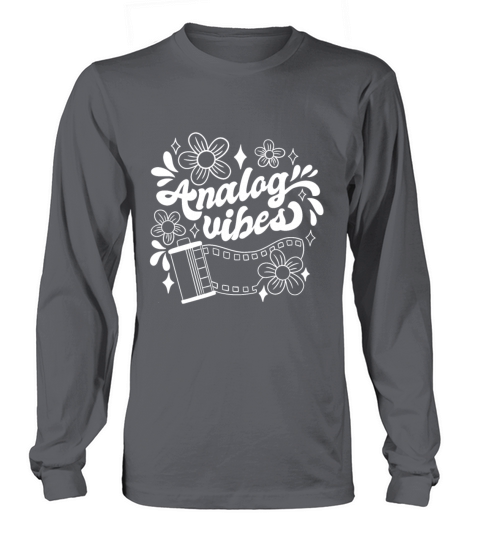 Retro Photographer Vintage Analog Vibes Long sleeved Unisex
