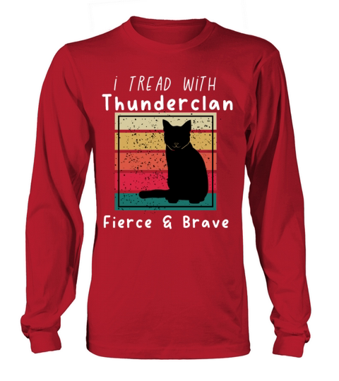 ThunderClan Pride-warriors cats-retro vintage Long sleeved Unisex