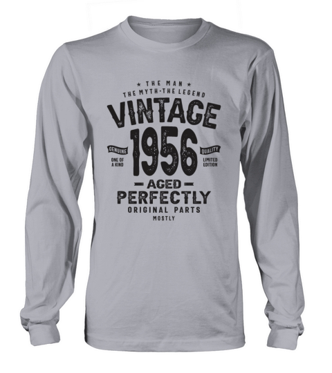 Vintage 1956 67th Birthday Long sleeved Unisex