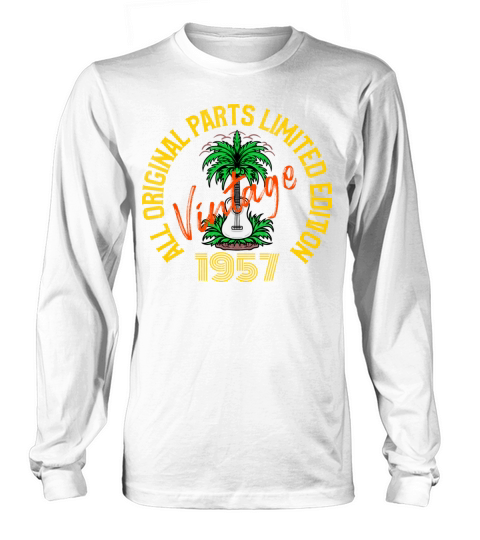 vintage 1957 Long sleeved Unisex