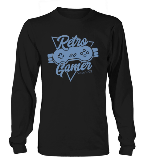Vintage 1993 Birthday Gamer Gaming Gambler Console Long sleeved Unisex