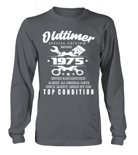 Vintage Special Edition Model 1975 Birthday Long sleeved Unisex