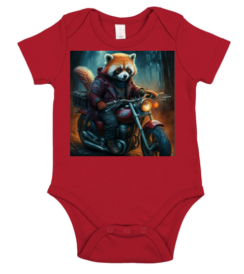 Dirt bike saut en ruine de la ville - noir et blan Short Sleeve Baby One-Piece