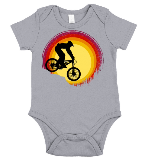 Mountain Bike Vintage MTB Downhill Biking Cycling Short Sleeve Baby One-Piece