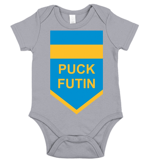 puck futin logo design Short Sleeve Baby One-Piece