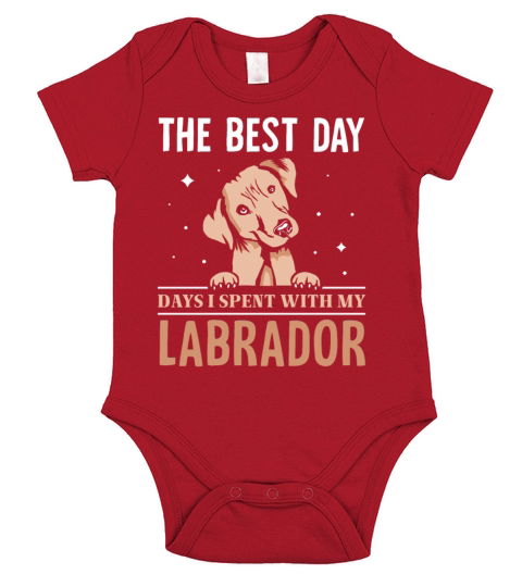 The Best Day - days i spent with my Labrador Short Sleeve Baby One-Piece