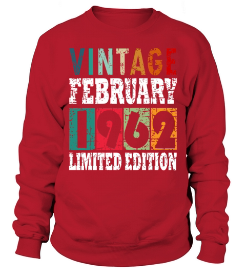 1962 February vintage Sweatshirt Unisex