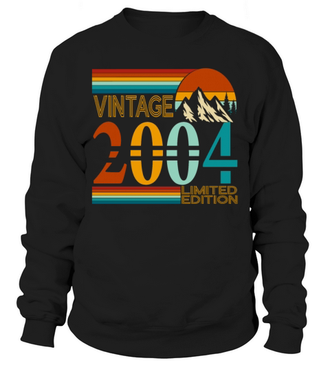 2004 vintage vintage retro birthday gift Sweatshirt Unisex