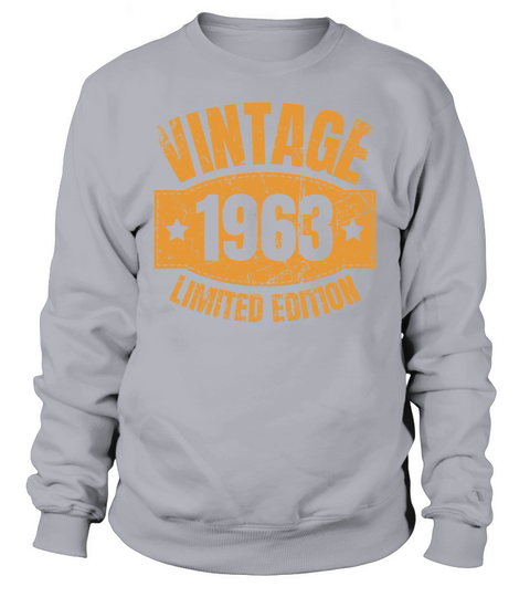 60 Years Vintage 1963 Retro 60th Birthday Sweatshirt Unisex