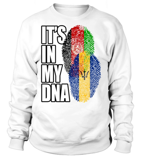 Barbadian And Afghanistan Mix Heritage DNA Flag Sweatshirt Unisex