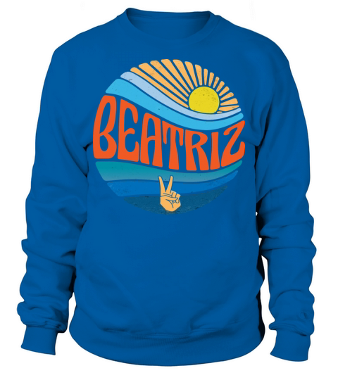 Beatriz Shirt Vintage Sunset Beatriz Groovy Tie Sweatshirt Unisex