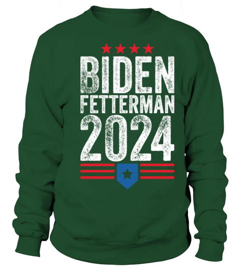 Biden Fetterman 2024 Vintage Sweatshirt Unisex