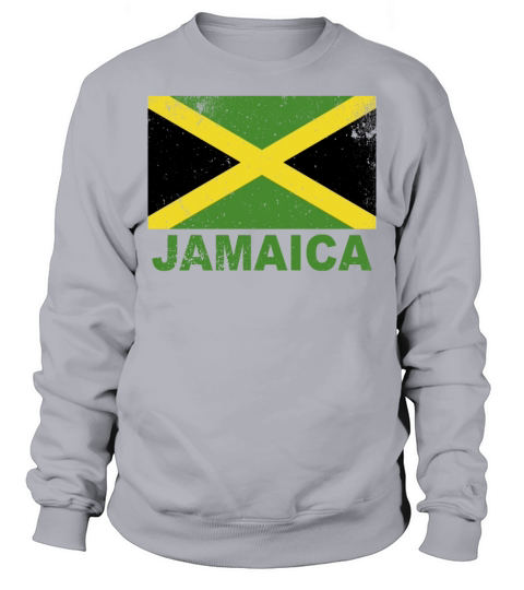 Jamaica Flag Vintage Jamaican Nationality Roots Tr Sweatshirt Unisex