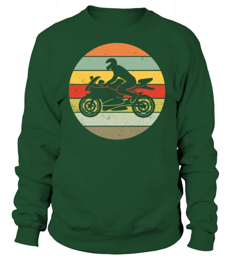 Motorcyclist Motorcycle Driver Retro Vintage Gift Sweatshirt Unisex