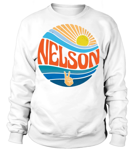 Nelson Shirt Vintage Sunset Nelson Groovy Tie Dye Sweatshirt Unisex