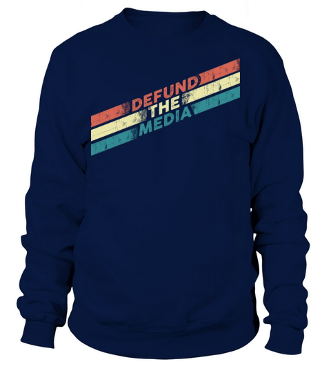 No Fake News Political Protest Slogan Vintage Retr Sweatshirt Unisex