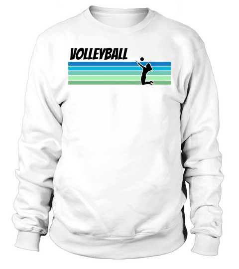 Retro Volleyball Sweatshirt Unisex