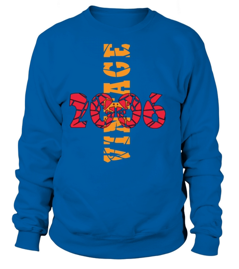 Vintage 17th Birthday 2006 Sports Gift Sweatshirt Unisex