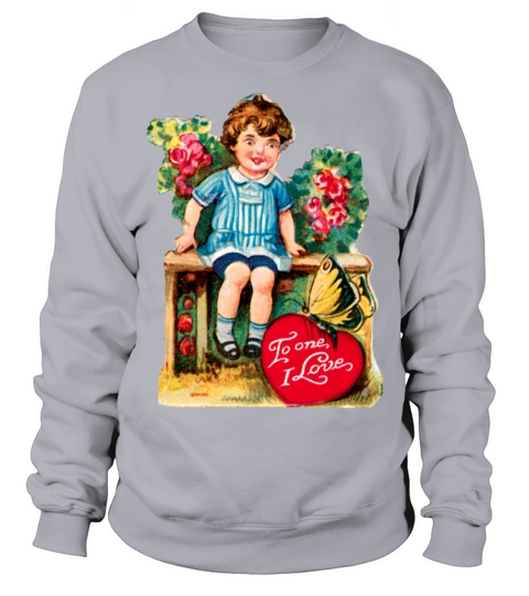 Vintage Valentines Day Sweatshirt Unisex