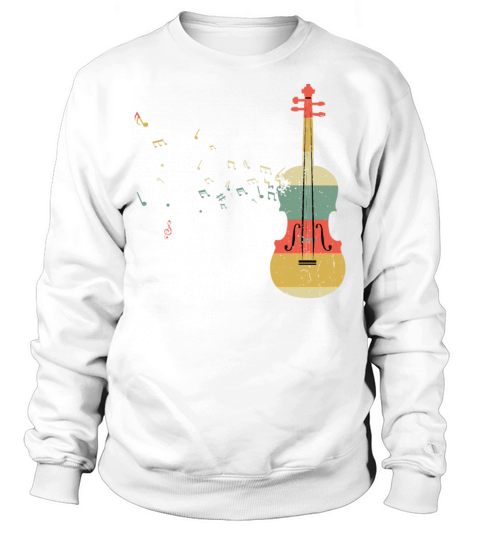 Violin Player Music Viola Lover Retro Vintage Sweatshirt Unisex