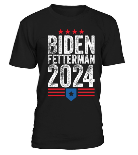Biden Fetterman 2024 Vintage T-Shirt Unisex