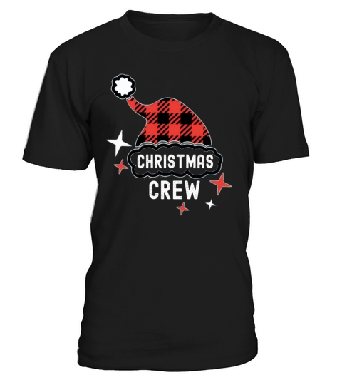 Christmas Crew Hat Pajama Group Funny Matching T-Shirt Unisex