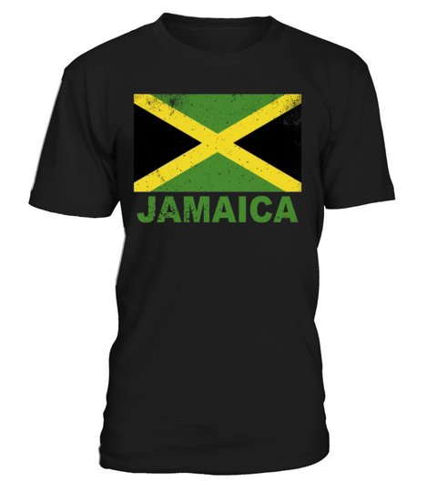 Jamaica Flag Vintage Jamaican Nationality Roots Tr T-Shirt Unisex