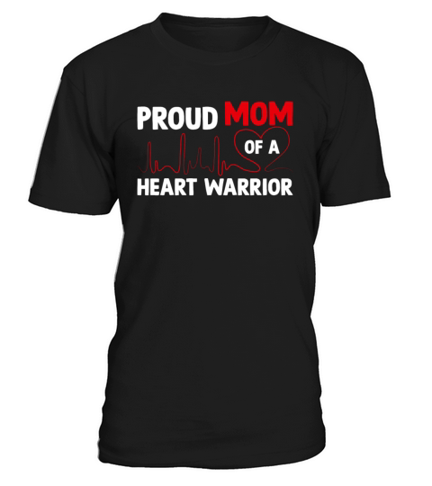 Proud Mommy of a Heart Warrior CHD Awareness T-Shirt Unisex