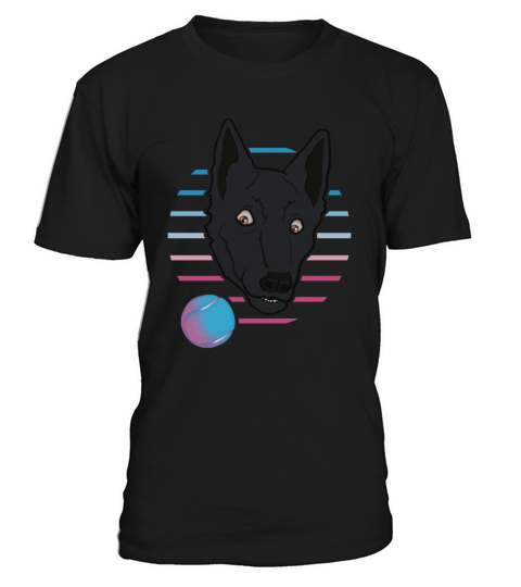 Retro Vaporwave Dog T-Shirt Unisex