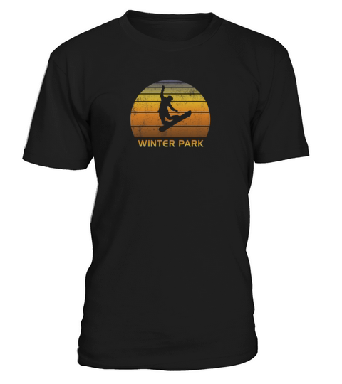 Retro Winter Park Colorado Snowboarding Fan T-Shirt Unisex