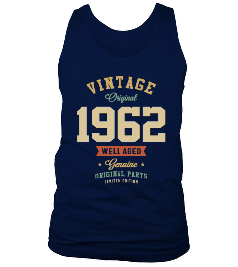 1962 Birthday 61 Years Old Tank Top Unisex