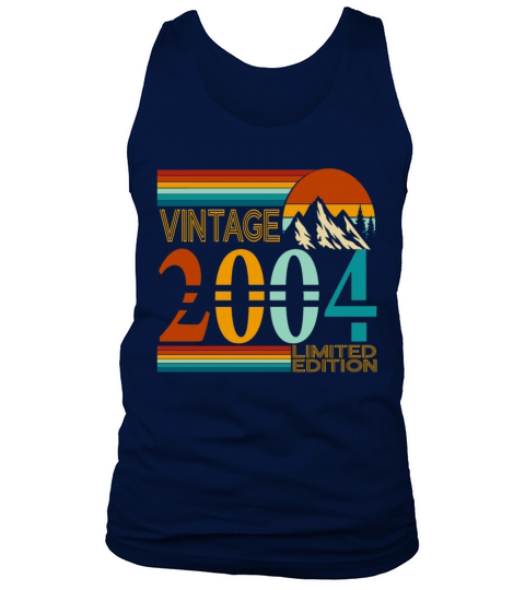2004 vintage vintage retro birthday gift Tank Top Unisex