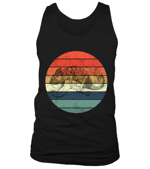 Chameleon - Retro Vintage Sunset Tank Top Unisex