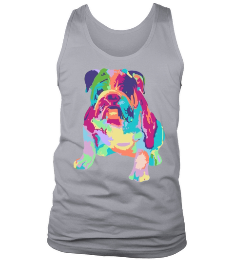 Colorfull Cool English Bulldog Tank Top Unisex