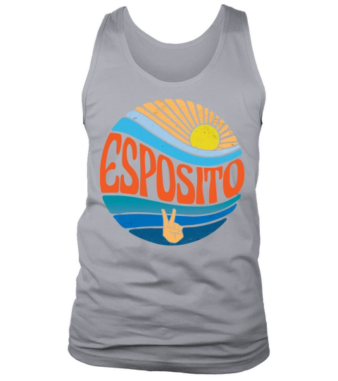 Esposito Shirt Vintage Sunset Esposito Groovy Tie Tank Top Unisex