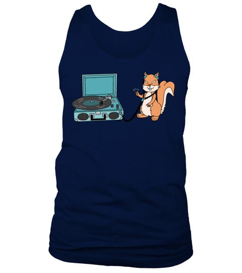 Groovy Squirrel Listening To Music DK Tank Top Unisex