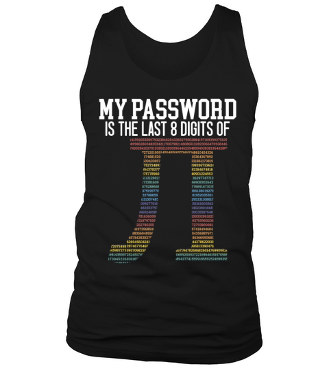 Math Instructor Math Teacher Mathematician Pi Day Tank Top Unisex