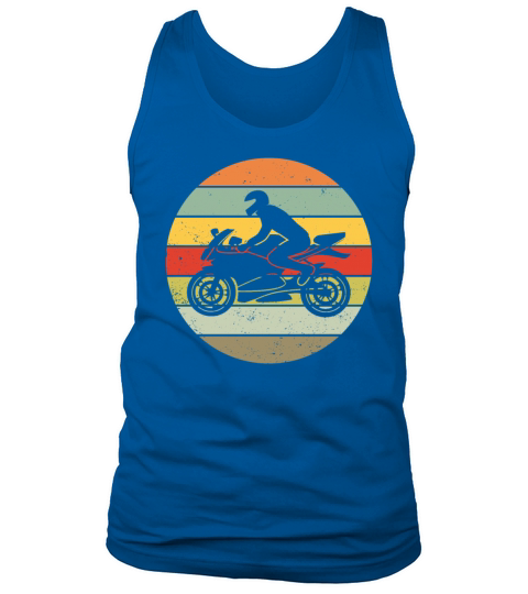 Motorcyclist Motorcycle Driver Retro Vintage Gift Tank Top Unisex