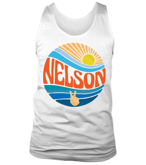 Nelson Shirt Vintage Sunset Nelson Groovy Tie Dye Tank Top Unisex