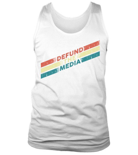 No Fake News Political Protest Slogan Vintage Retr Tank Top Unisex