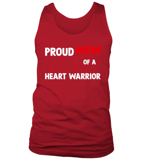 Proud Mommy of a Heart Warrior CHD Awareness Tank Top Unisex