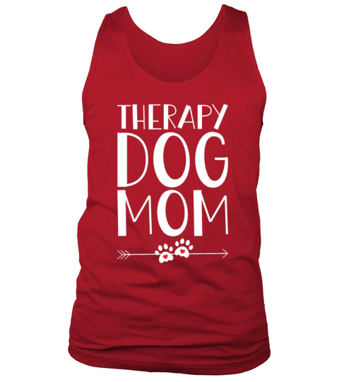 Therapy Dog Mom Tank Top Unisex