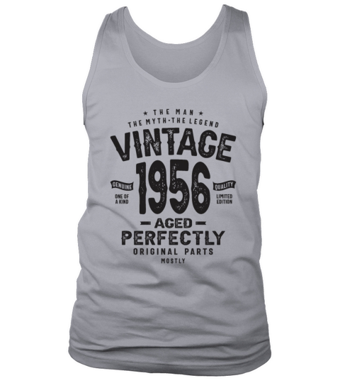 Vintage 1956 67th Birthday Tank Top Unisex