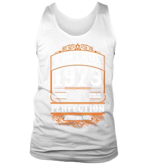 Vintage 1973 Perfection Mostly OEM Parts Tank Top Unisex